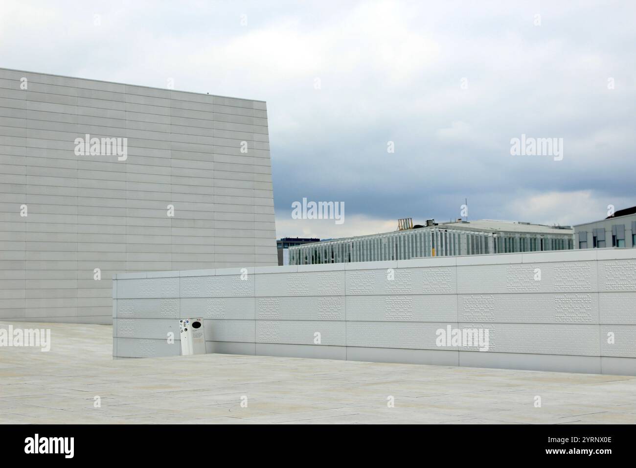 Modern Minimalist Architecture Featuring White Geometric Walls and ...