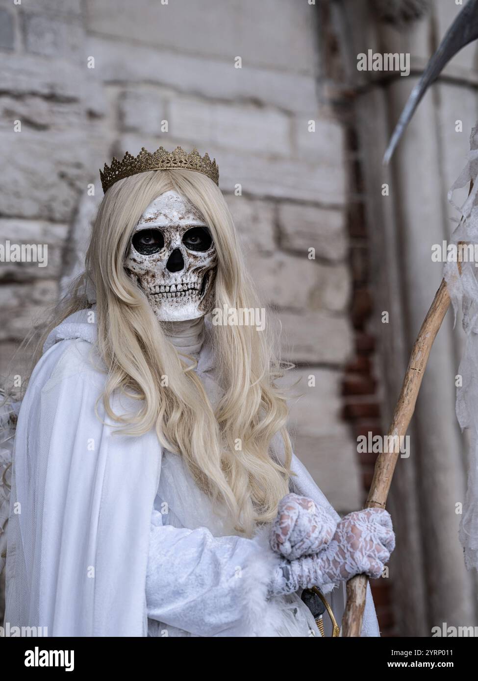 Person dressed ghost wearing white hi-res stock photography and images ...
