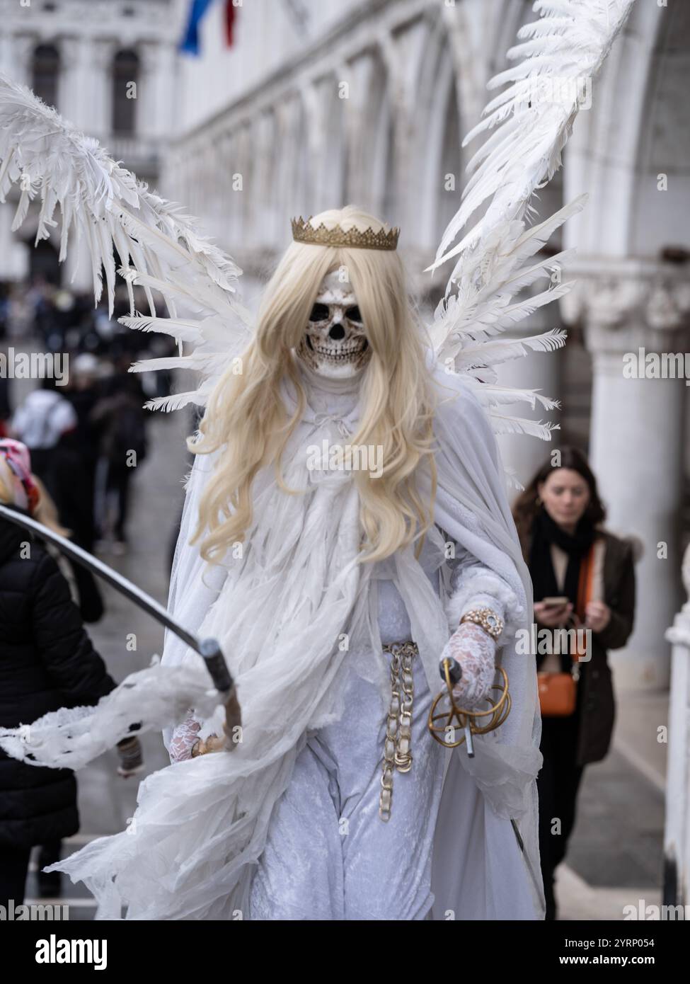 Person dressed ghost wearing white hi-res stock photography and images ...