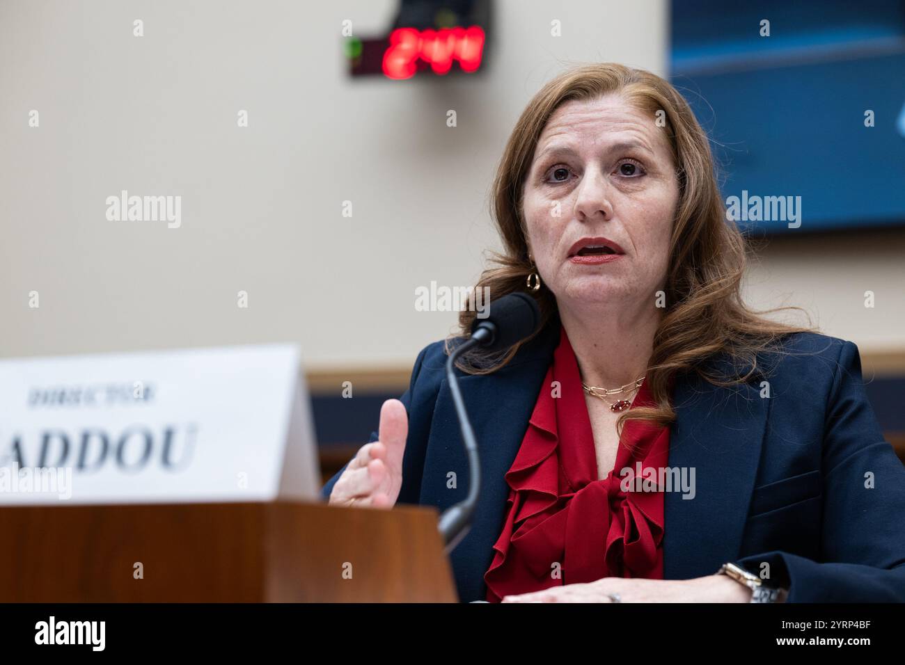 Washington, USA. 04th Dec, 2024. Director of U.S. Citizenship and Immigration Services Ur Jaddou at a House Committee on the Judiciary: Subcommittee on Immigration Integrity, Security, and Enforcement hearing to discuss “oversight of U.S. Citizenship and Immigration Services” in the Rayburn House office building in Washington, DC on December 4, 2024. (Photo by Annabelle Gordon/Sipa USA) Credit: Sipa USA/Alamy Live News Stock Photo