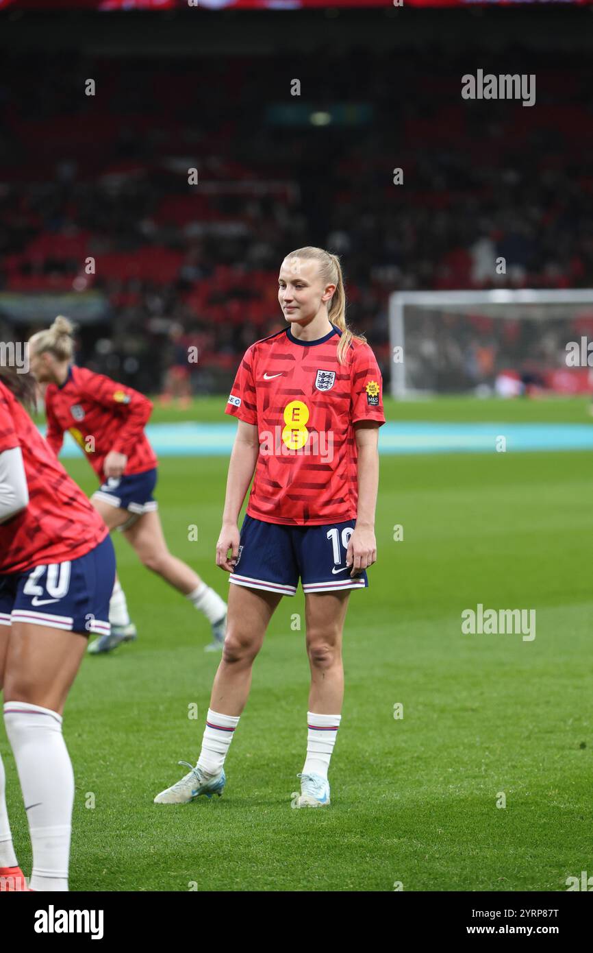 Aggie Beever-Jones England v USA Wembley Stadium London Lionesses ...