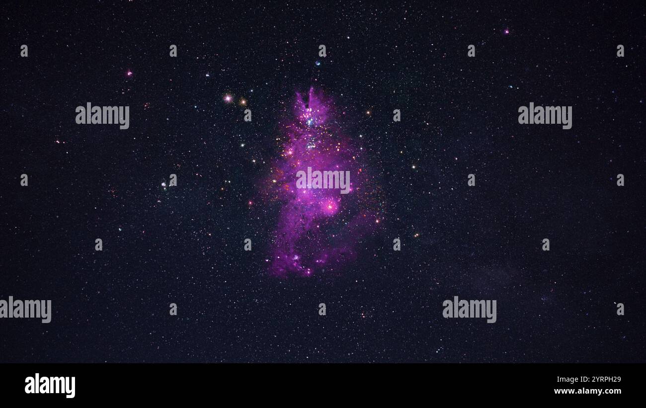 Pink Real Stars Space Stars, Nebula, Universe Background. Starry wallpaper. Pink ...