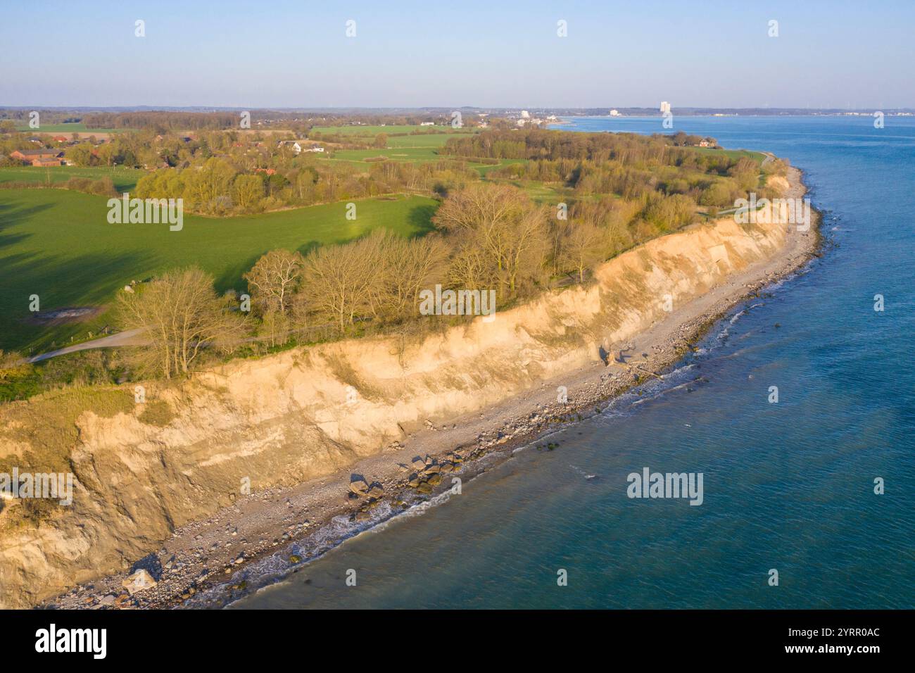 View of the Brodtener Steilfufer on the Baltic Sea, Schleswig-Holstein, Germany Stock Photo