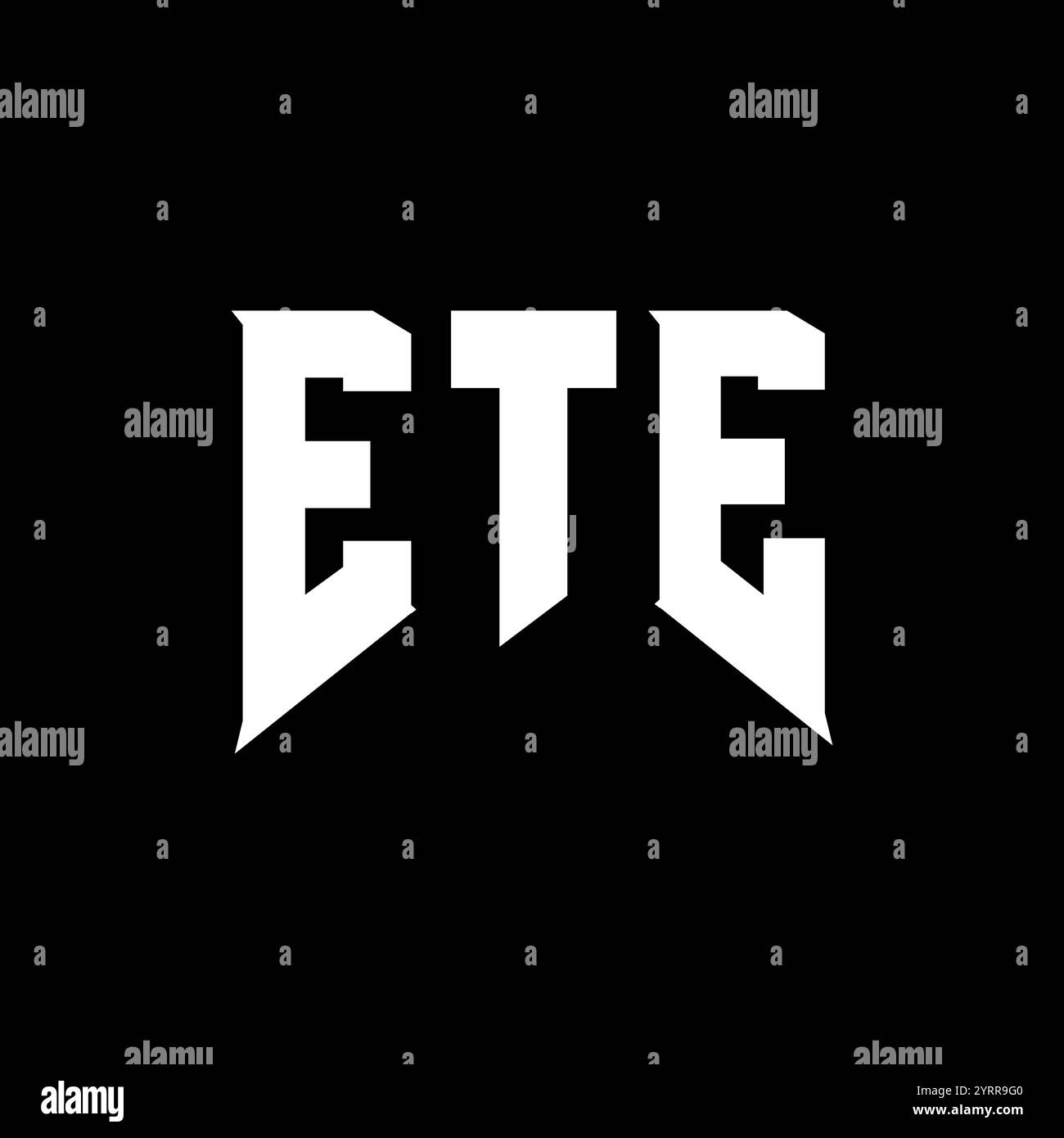 Ete technology logo Stock Vector Images - Alamy