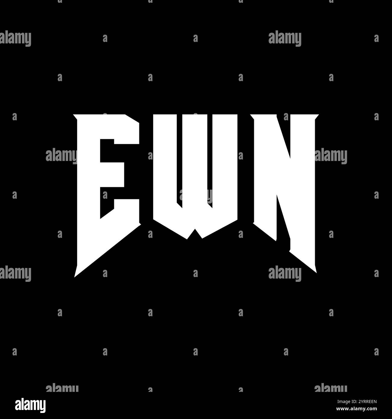 Ewn business logo Black and White Stock Photos & Images - Alamy