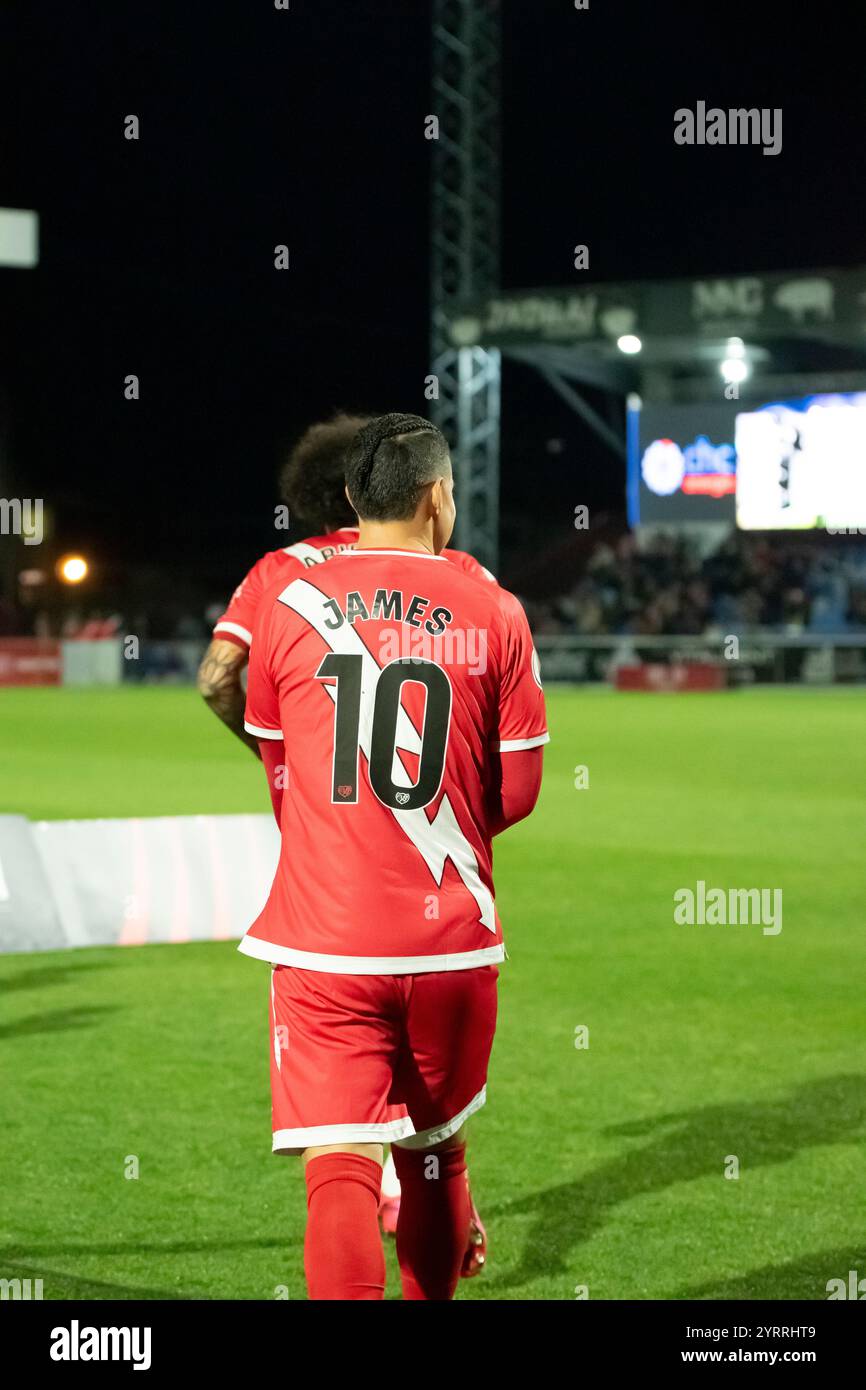 Unionistas De Salamanca vs Rayo Vallecano - Copa Del Rey , Spain -43 December 2024 Stock Photo