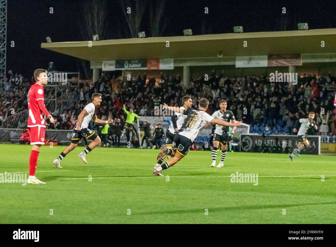 Unionistas De Salamanca vs Rayo Vallecano - Copa Del Rey , Spain -43 December 2024 Stock Photo