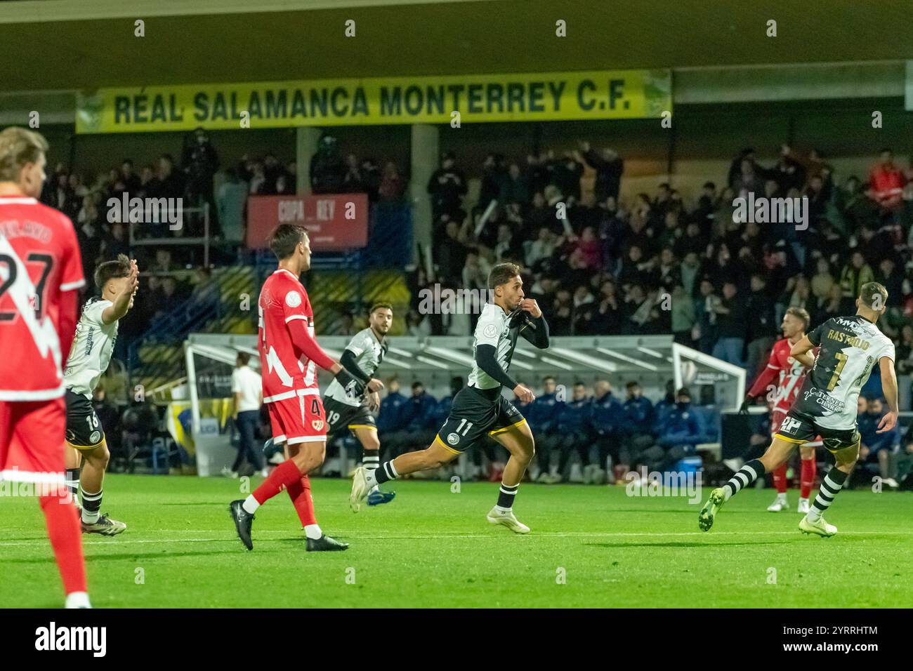 Unionistas De Salamanca vs Rayo Vallecano - Copa Del Rey , Spain -43 December 2024 Stock Photo