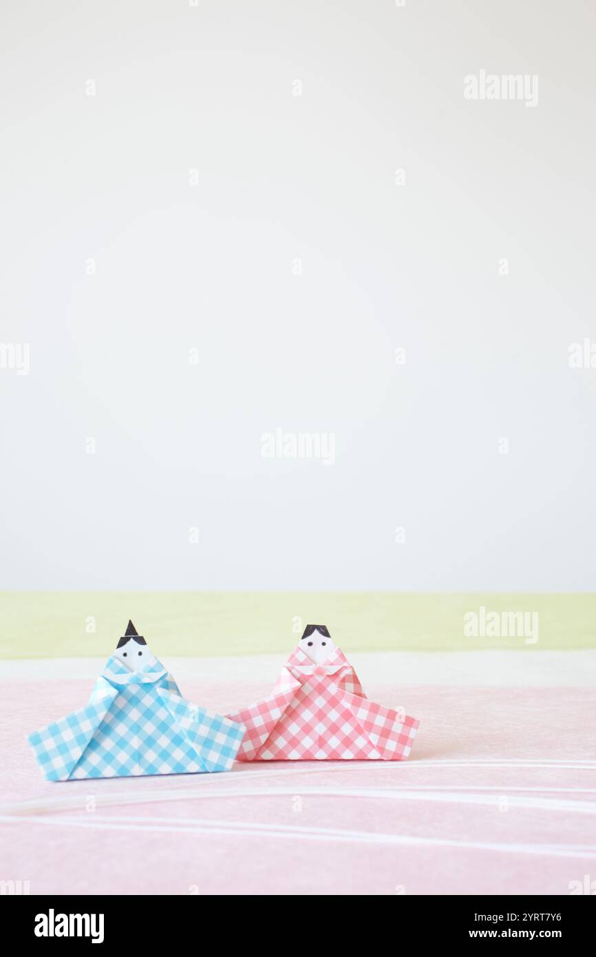 washi paper Hina dolls Stock Photo - Alamy