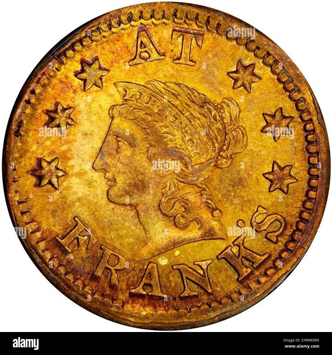 Civil war sutler token hi-res stock photography and images - Alamy