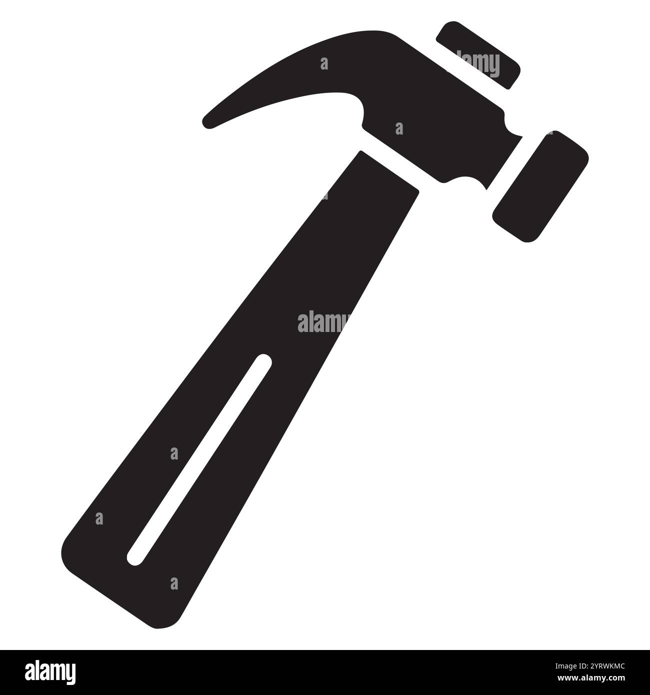 Minimalist hammer design Black and White Stock Photos & Images - Alamy