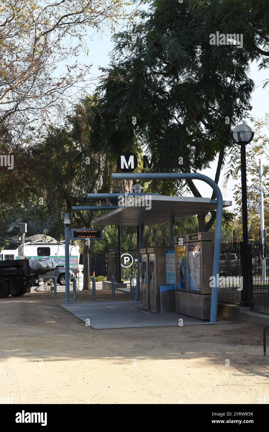 LOS ANGELES, CALIFORNIA - 4 DEC 2024: Metro Line Ticket Machines on ...