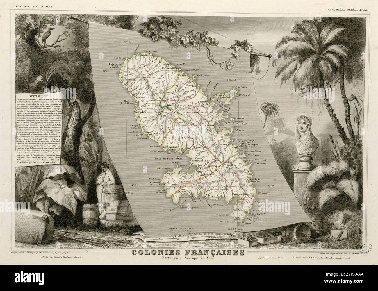 Colonies françaises (en Amérique) (Hémisphère boréal) - Fonds Ancely ...