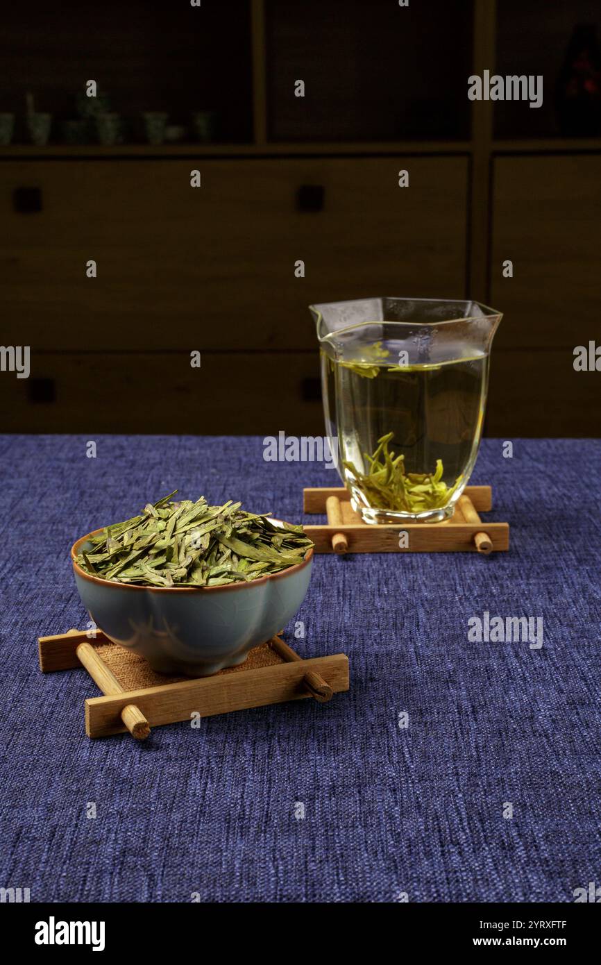 Indulge in a Refreshing Green Tea Infused with Fresh Sprouts in a ...