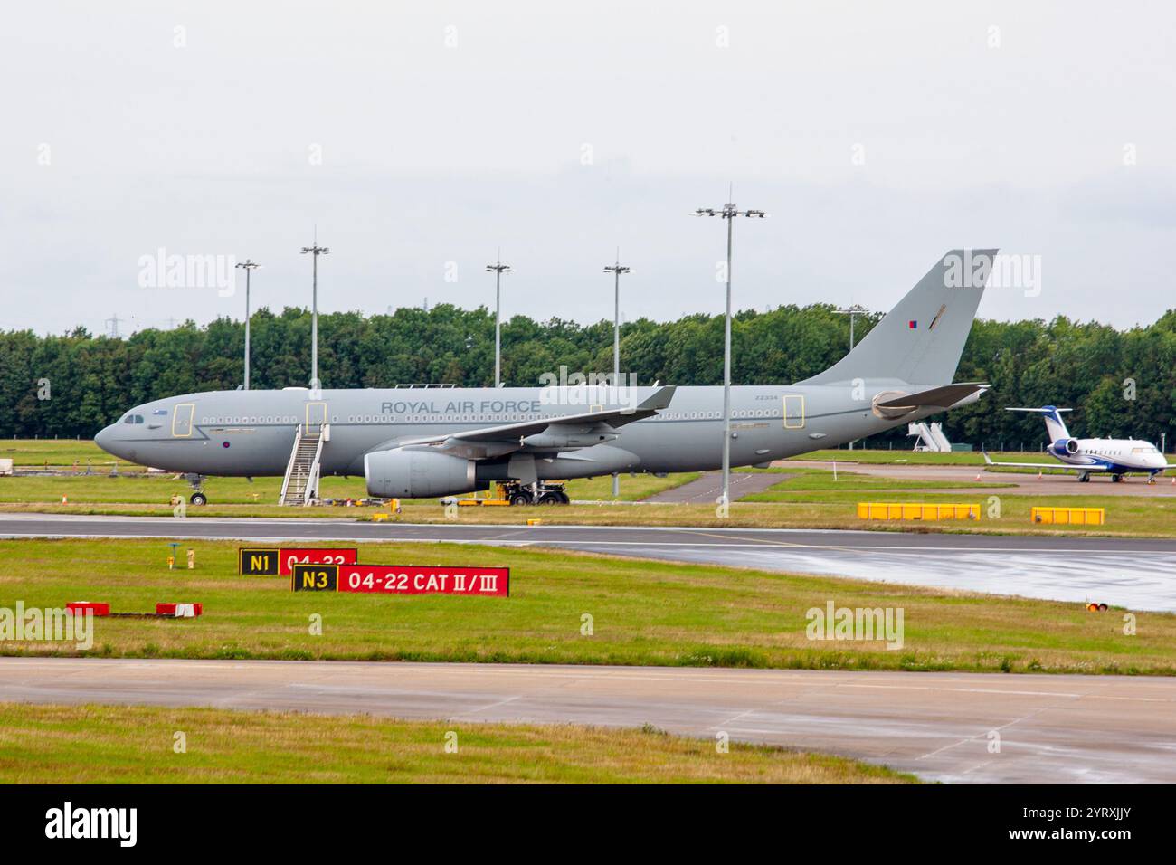 Royal air force on stand at London Stansted - Stock Image