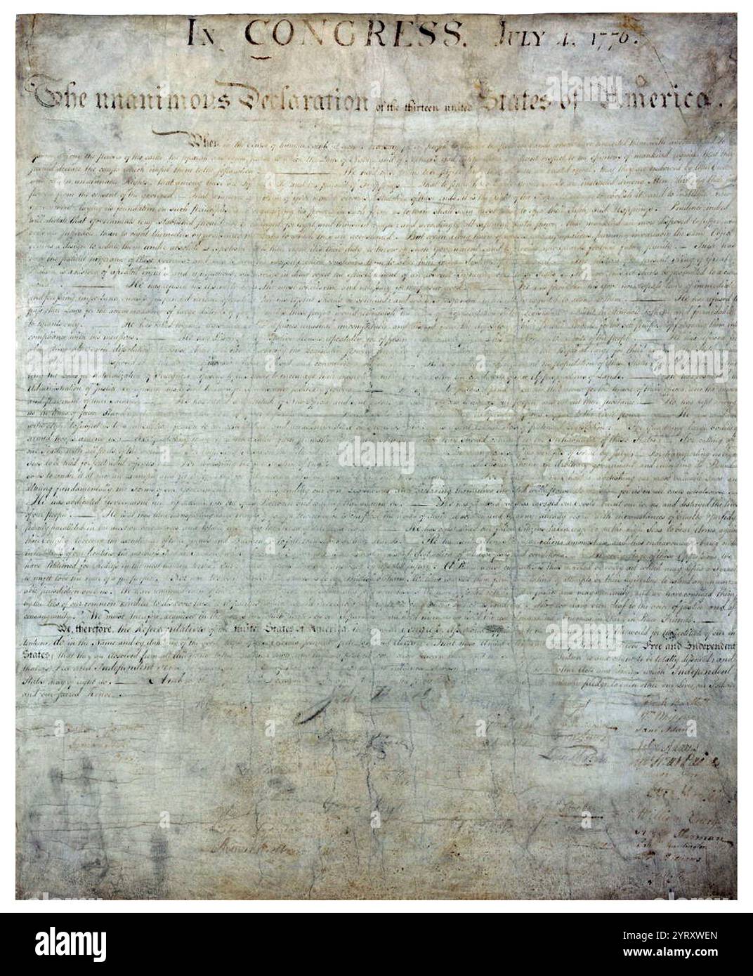 when the declaration of independence adopted