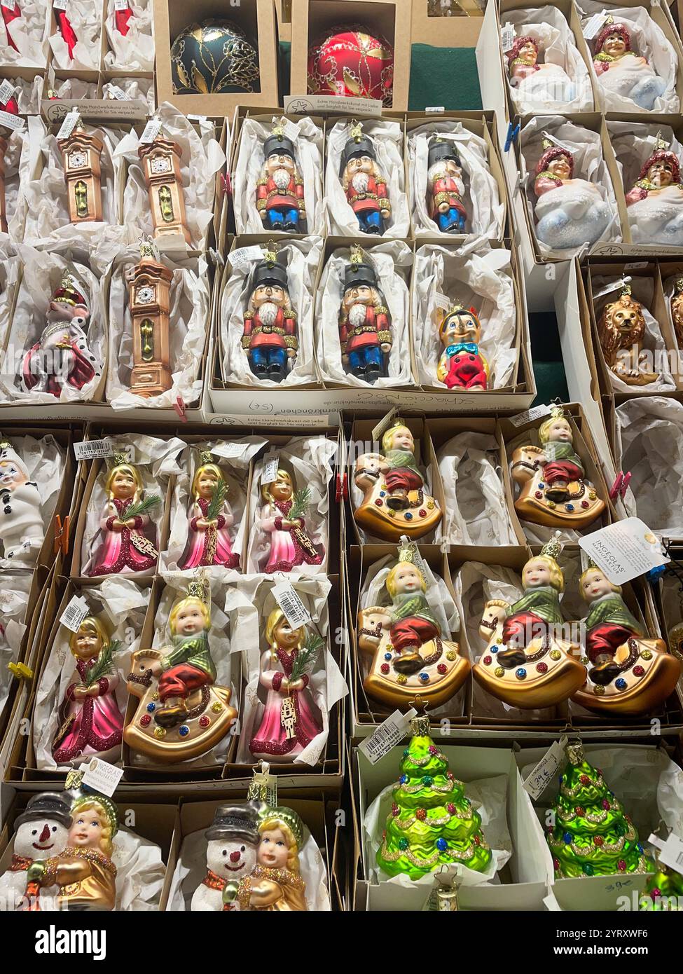 Christmas market in Bologna, December 2024 - Smartphone Captured Stock Image