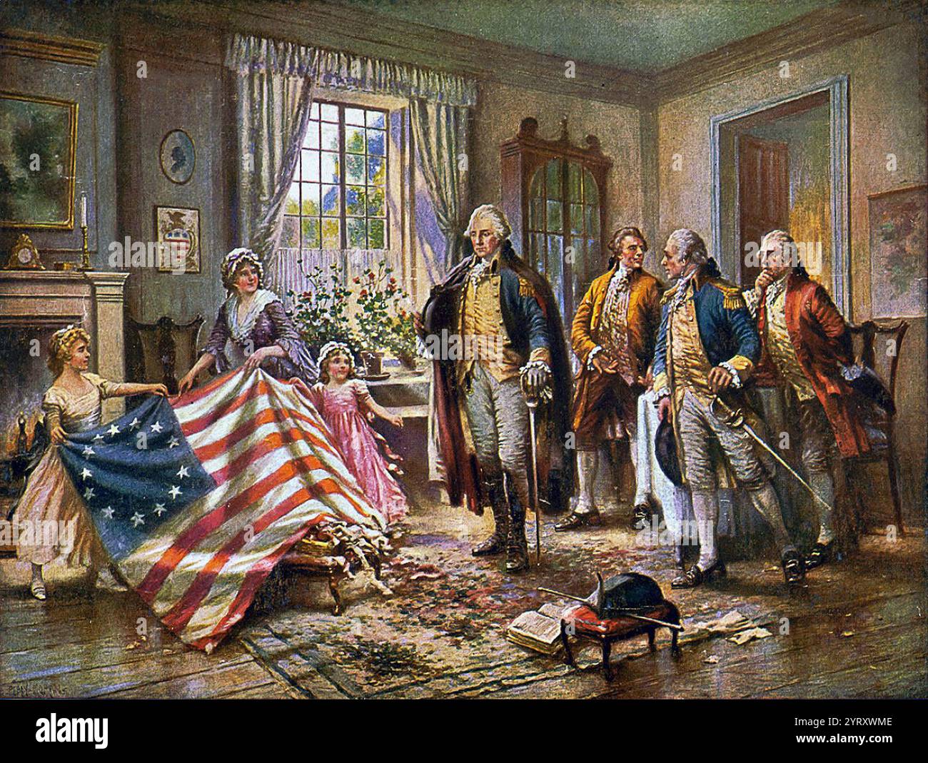 Historical flag of the united of america betsy ross flag hi-res stock  photography and images - Alamy, image size:1300x1069