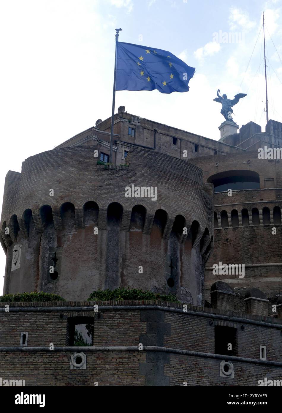 Mausoleum of Hadrian is located in Rome, known as Castel Sant'angelo ...