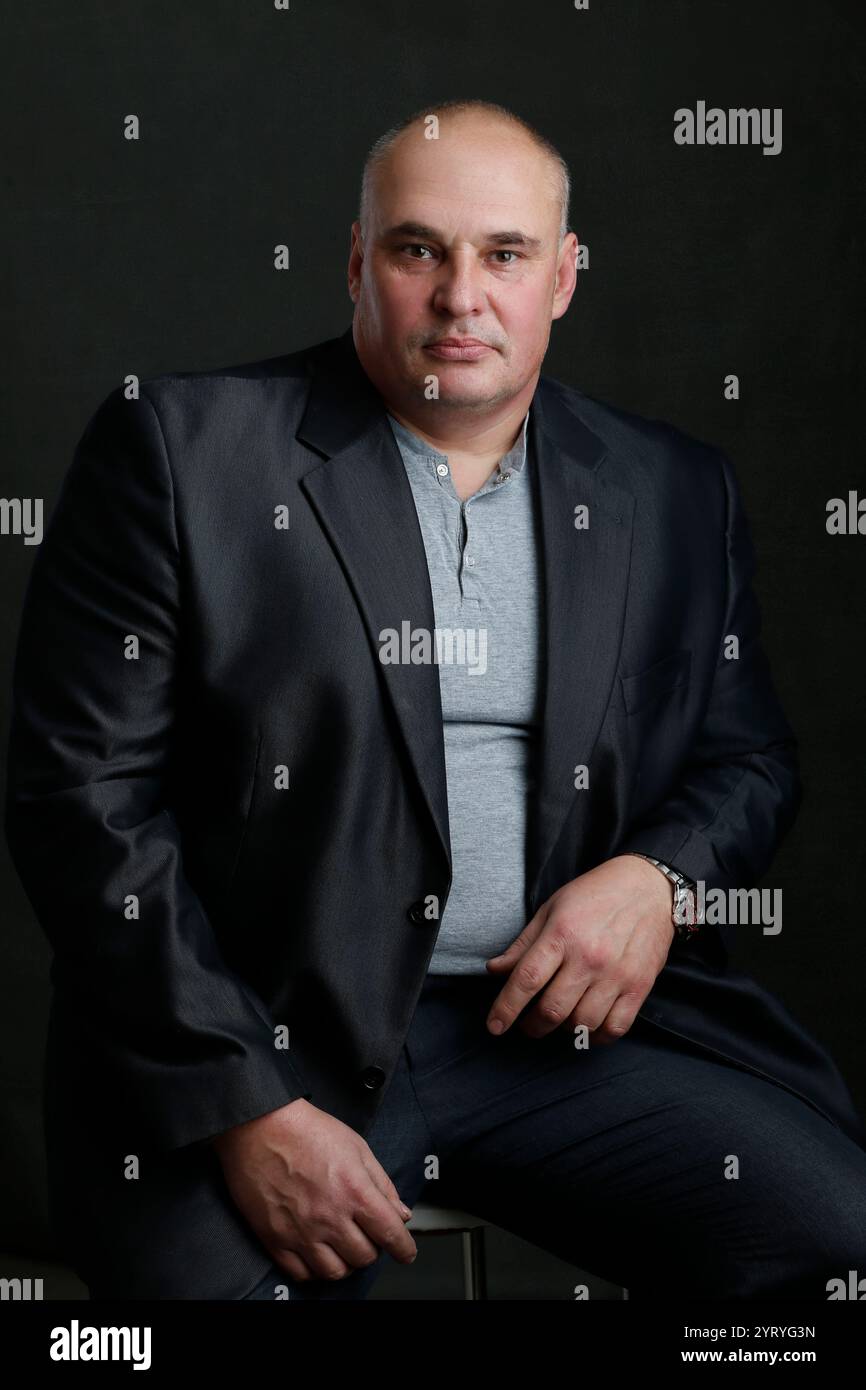 Bald men hi-res stock photography and images - Alamy