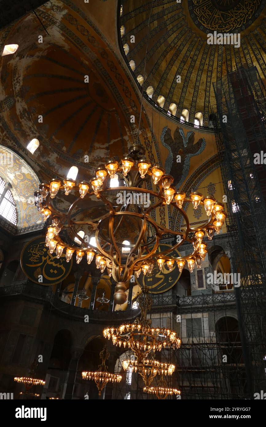 Hagia Sophia, a former Greek Orthodox Christian patriarchal basilica