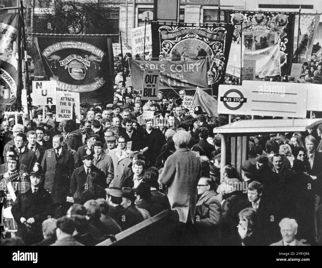 Tuc protest Black and White Stock Photos & Images - Alamy