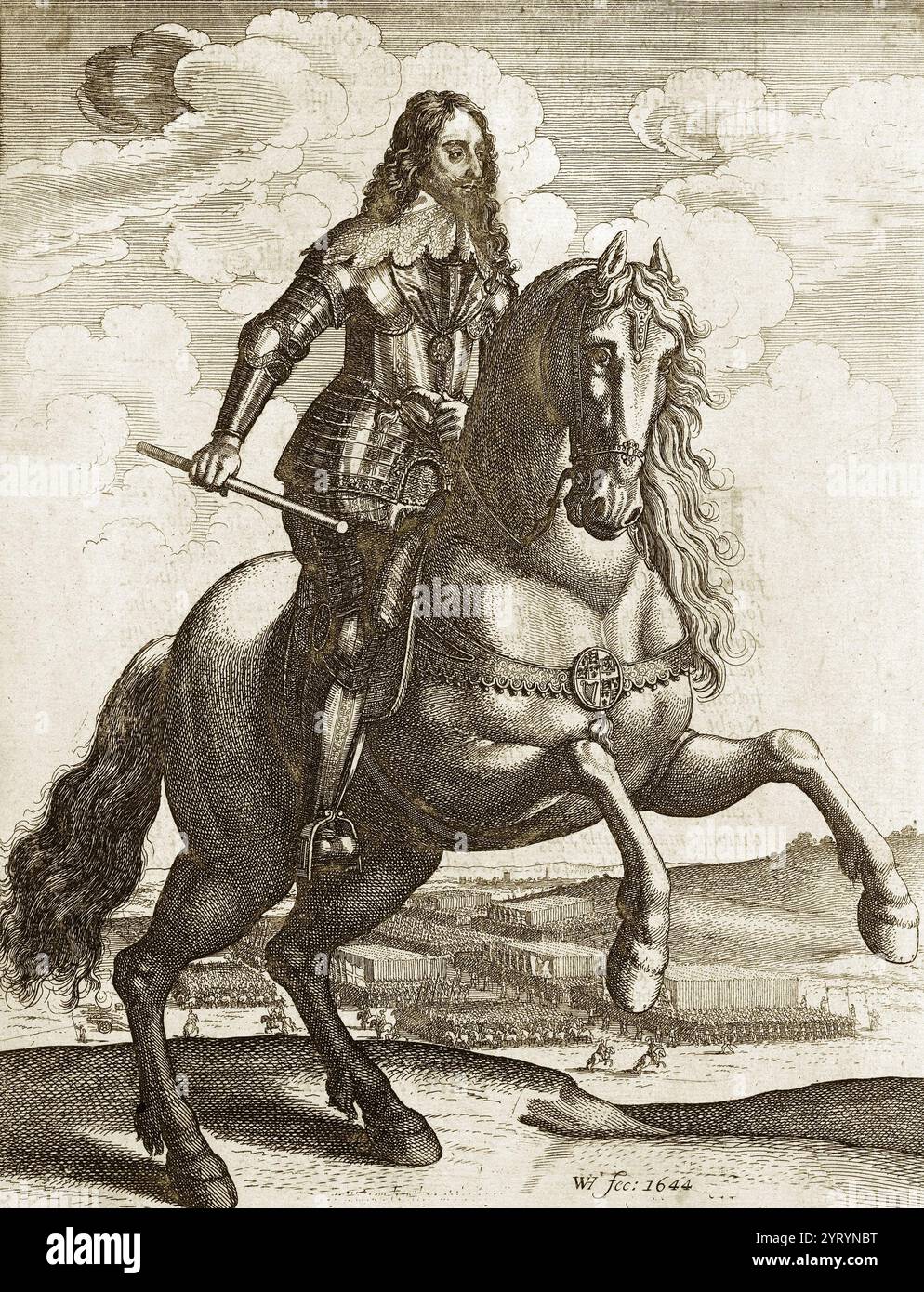 King charles noble horse hi-res stock photography and images - Alamy