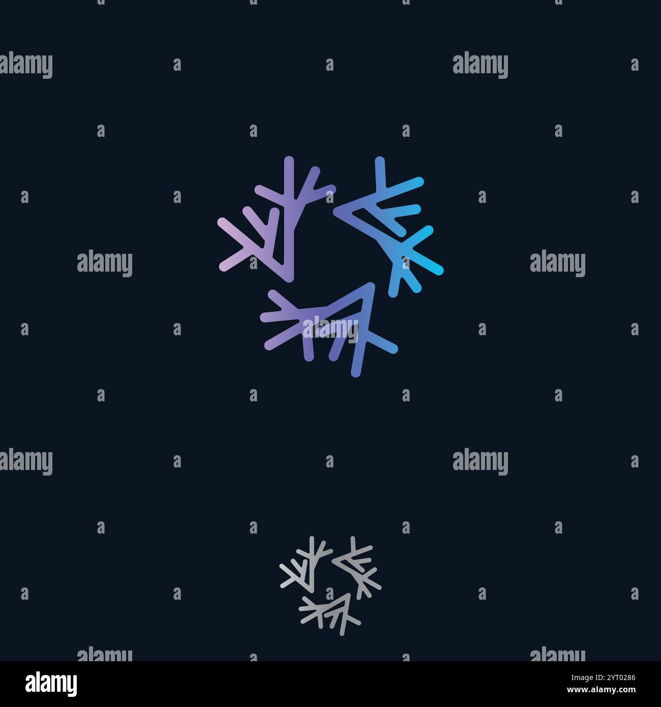 Abstract colorful circle Coral logo icon design template made by ...