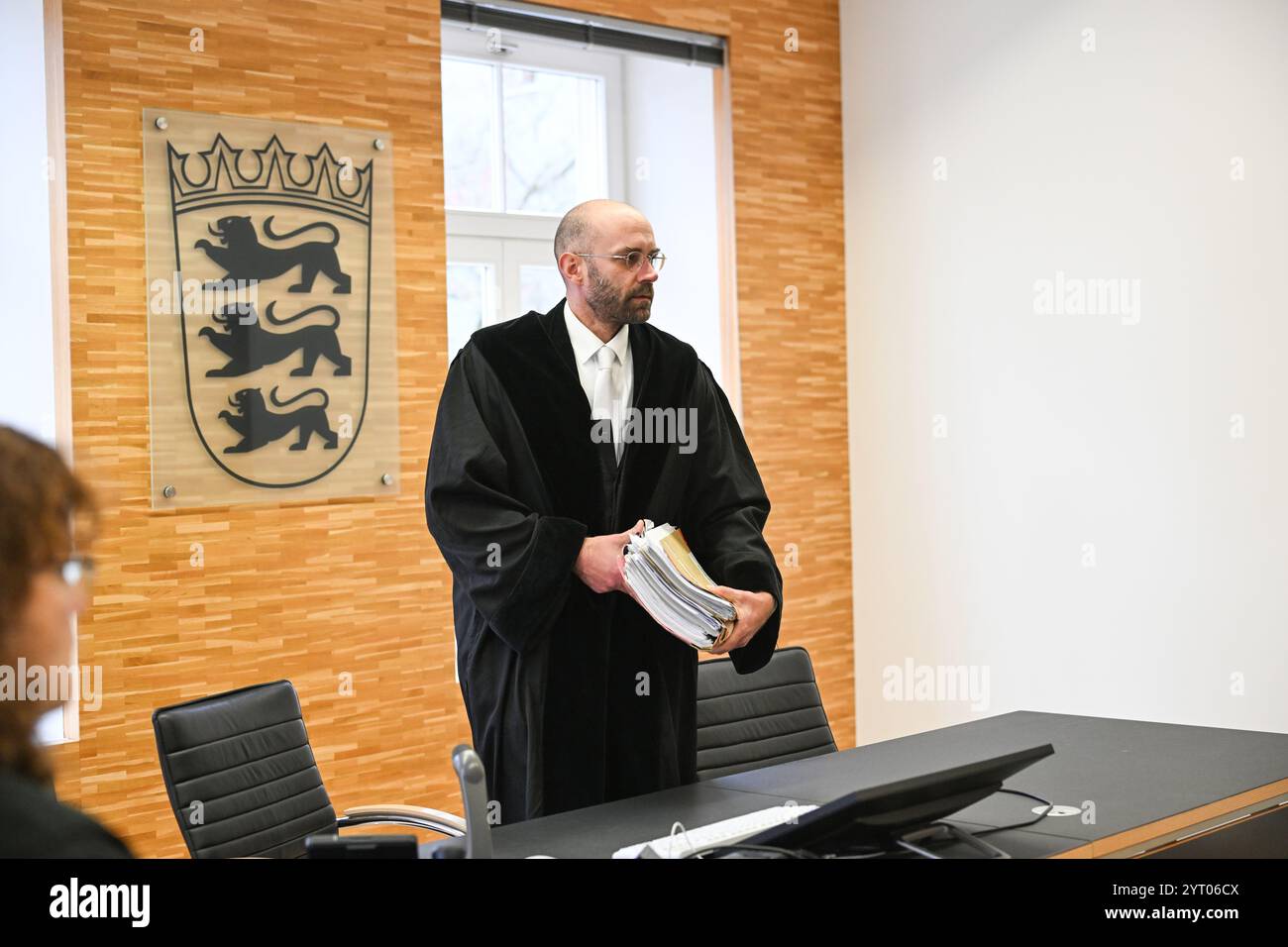 Ravensburg, Germany. 05th Dec, 2024. Manuel Pflug, judge at Ravenburg ...