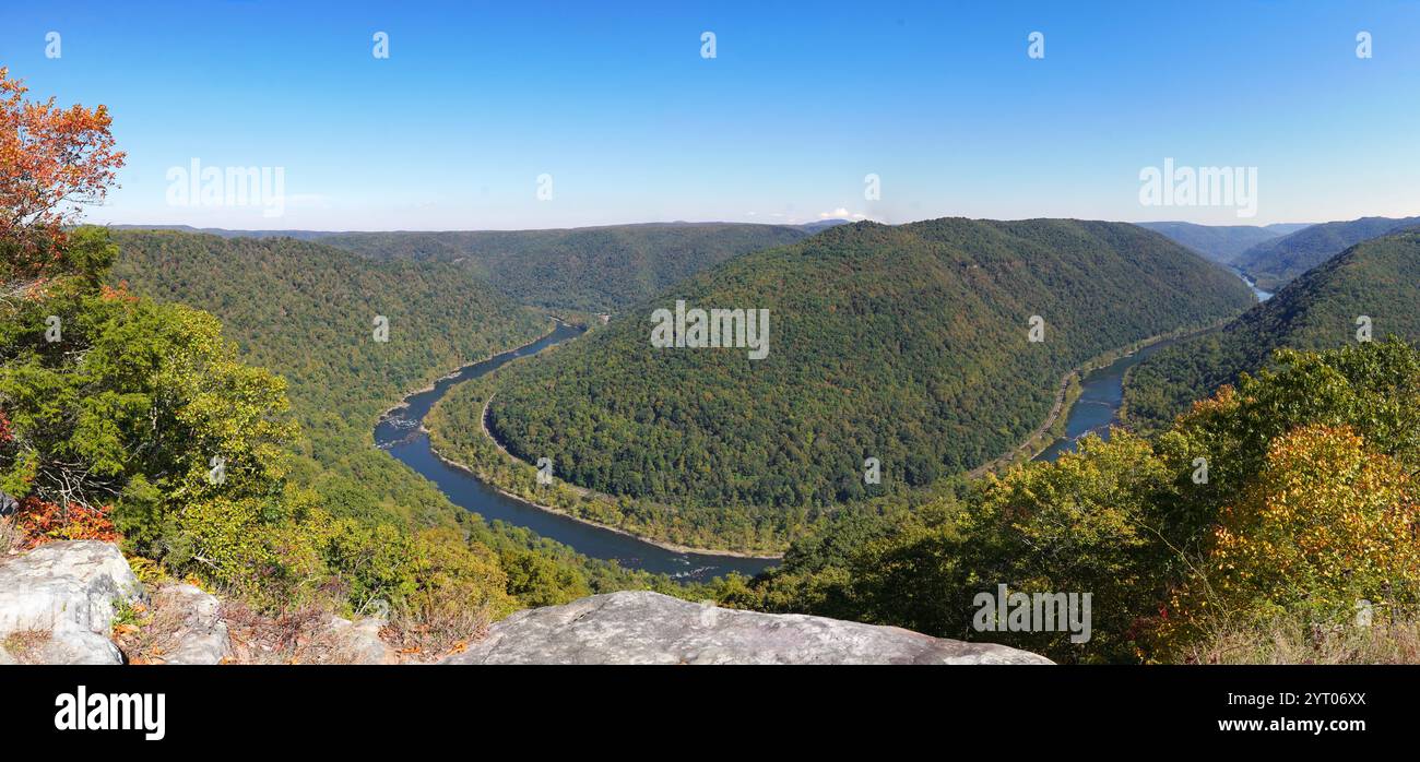 New River Gorge National Park From Grandview Overlook Stock Photo Alamy New River Gorge National Park From Grandview Overlook Stock Photo Alamy