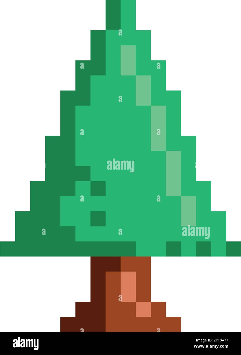 Pixelated forest Stock Vector Images - Alamy