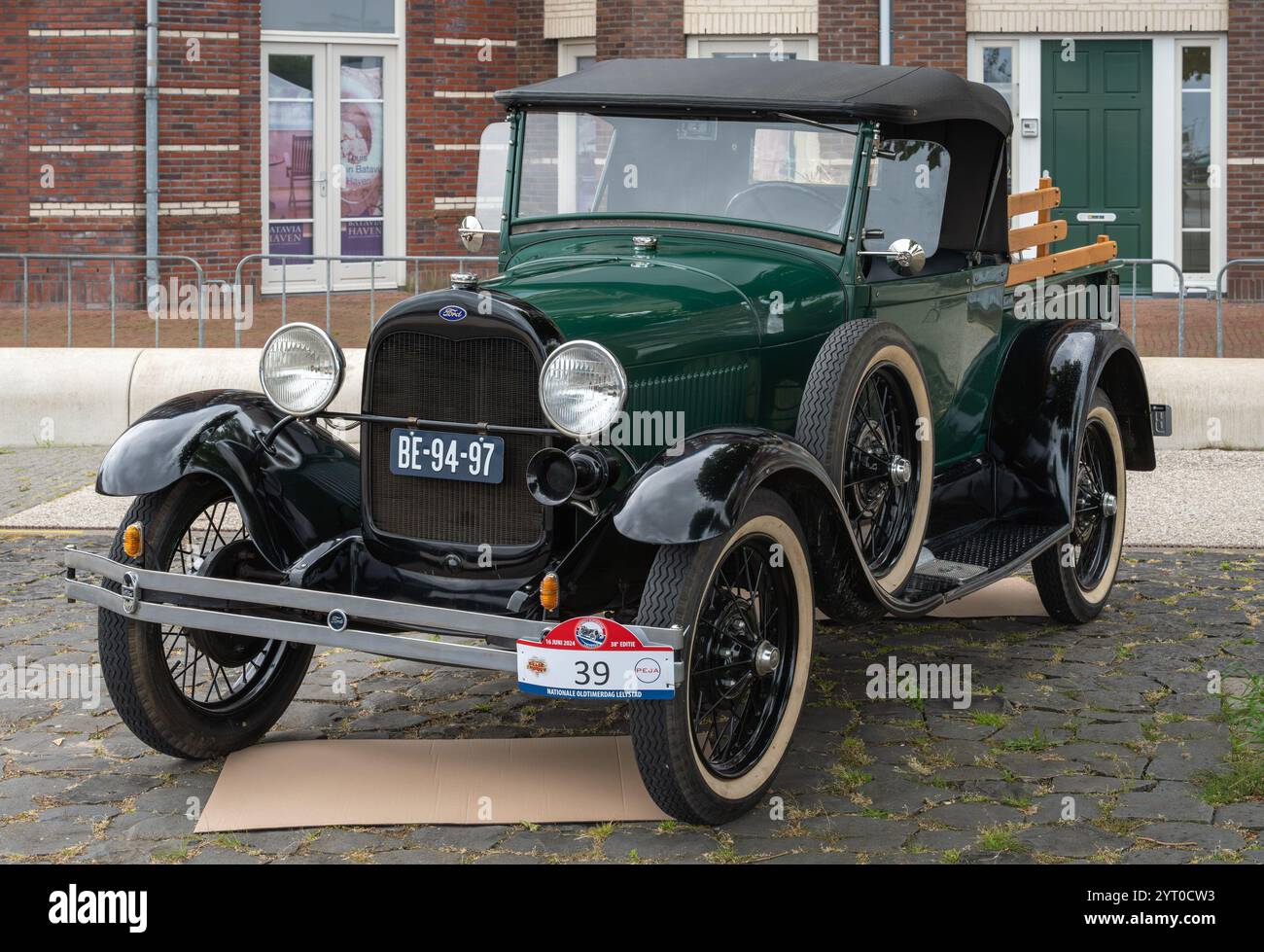 Lelystad, The Netherlands, 16.06.2024, Old timer car Ford Model A from ...