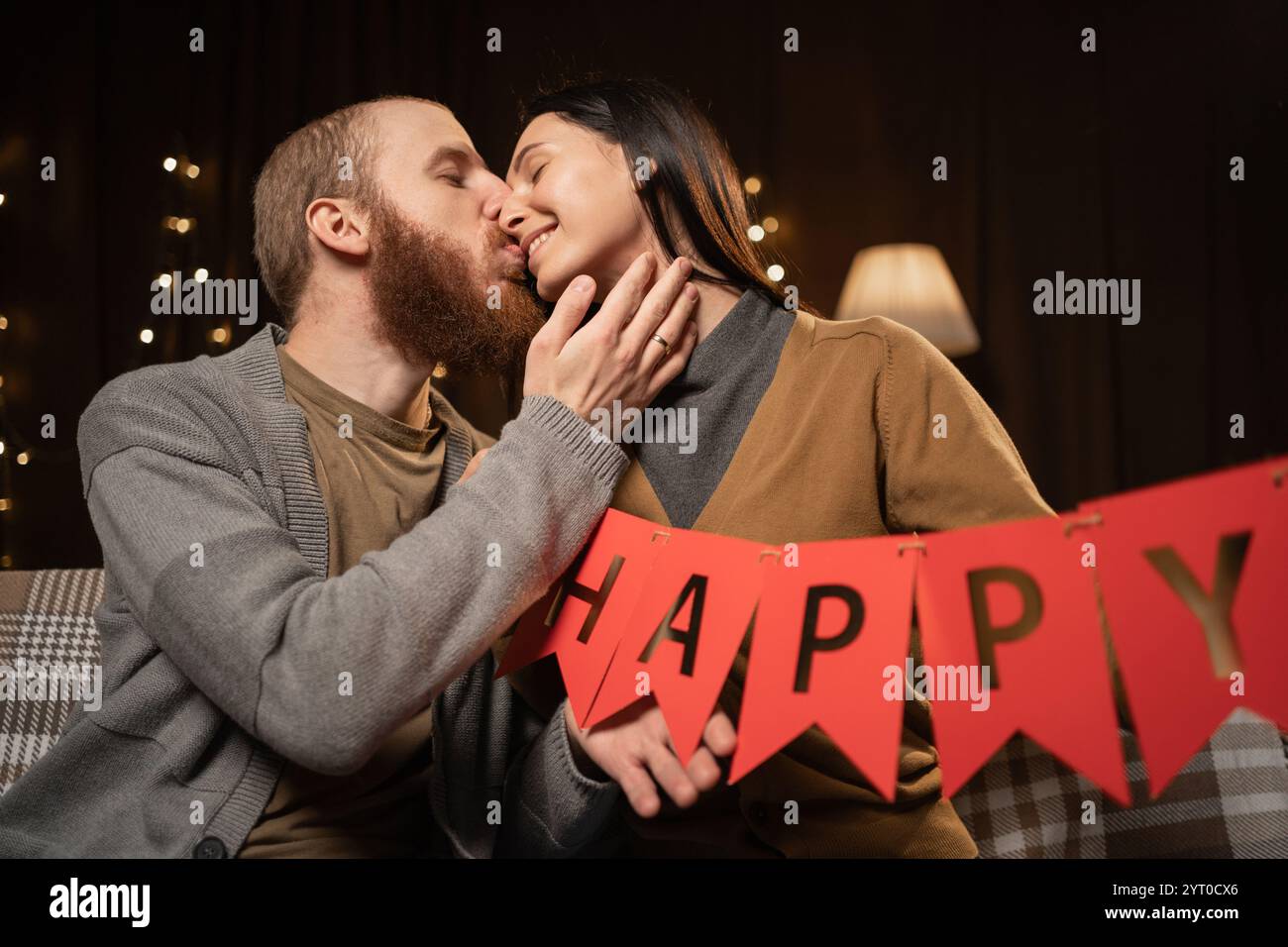 Man woman kiss passionately hi-res stock photography and images - Alamy