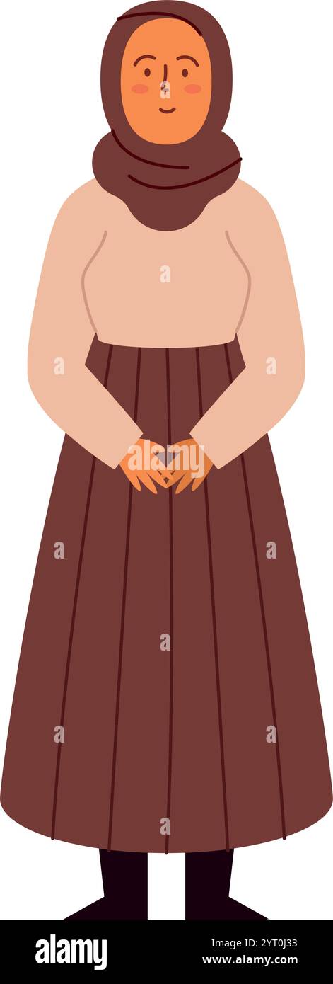 muslim woman in traditional hijab Stock Vector Image & Art - Alamy