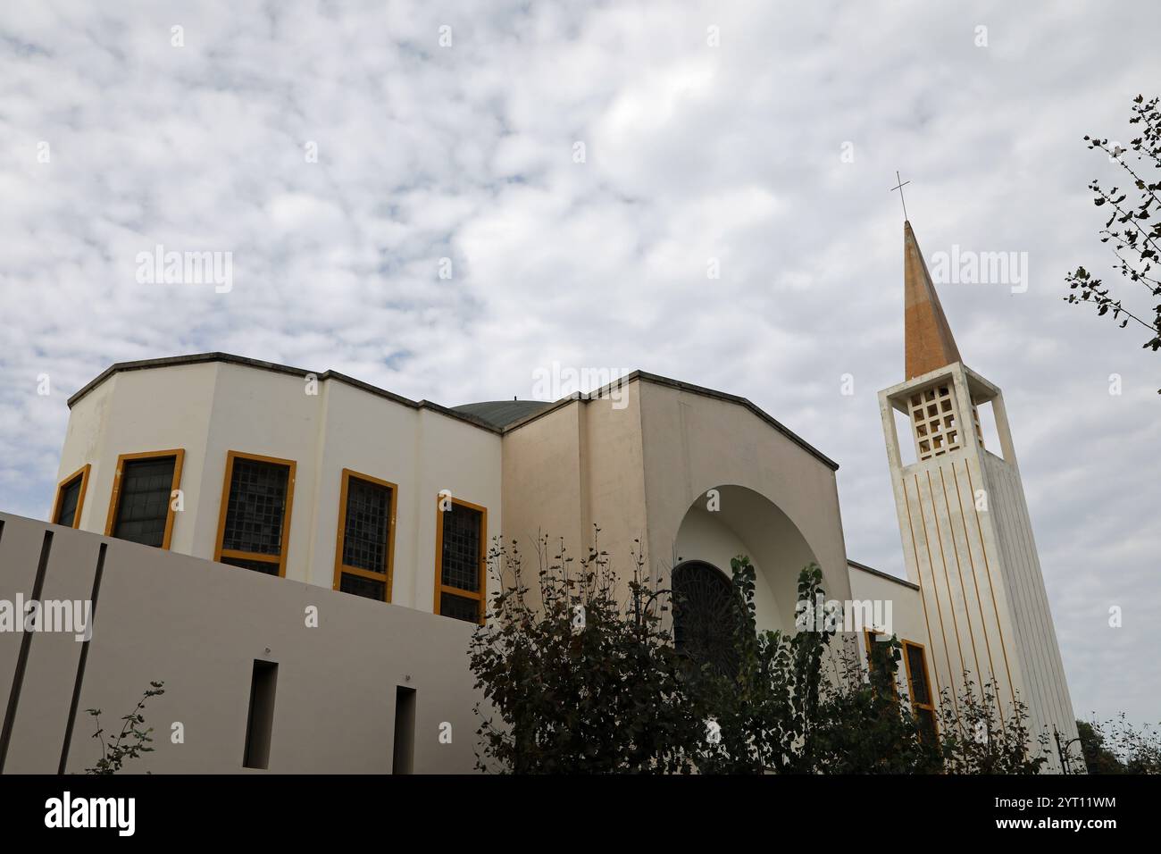 Roman Catholic Cathedral of Tangier built in the 1950s and known as The Spanish Church Stock Photo