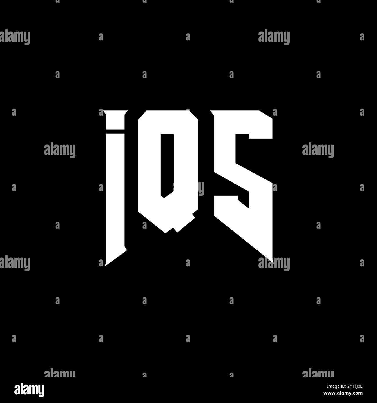 IQS letter logo design for technology company. IQS logo design black ...