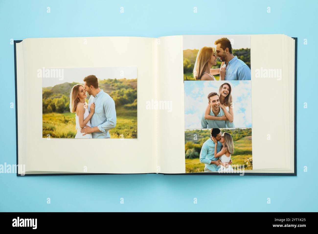 Light photo album open hi-res stock photography and images - Alamy
