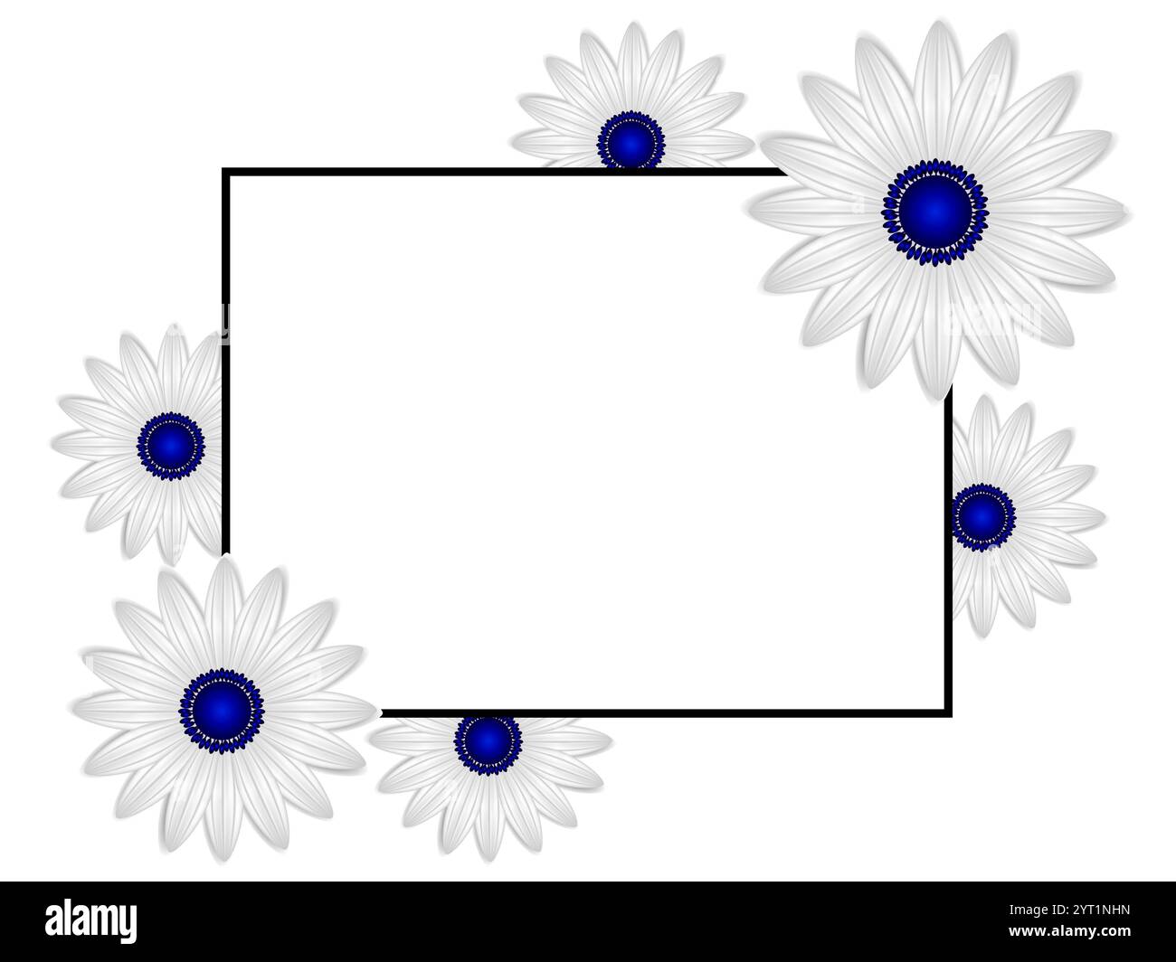 Daisy shape flowers Stock Vector Images - Alamy