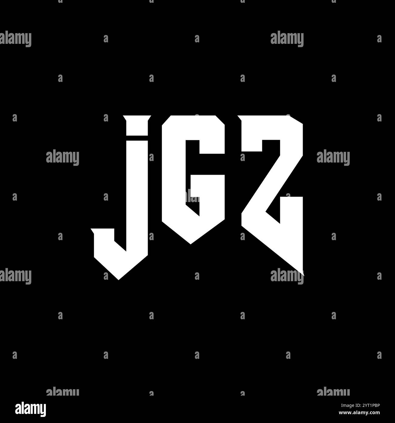 Jgz minimalist logo Stock Vector Images - Alamy