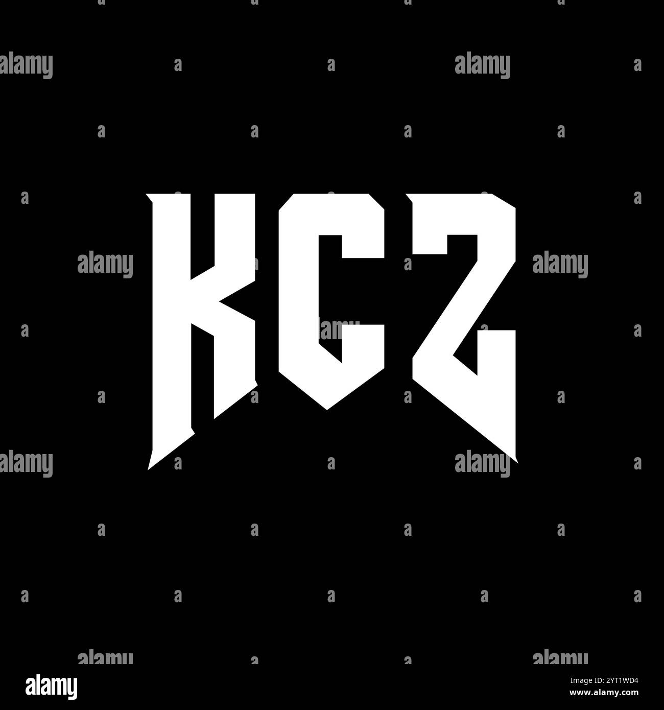 Kcz logo design hi-res stock photography and images - Alamy