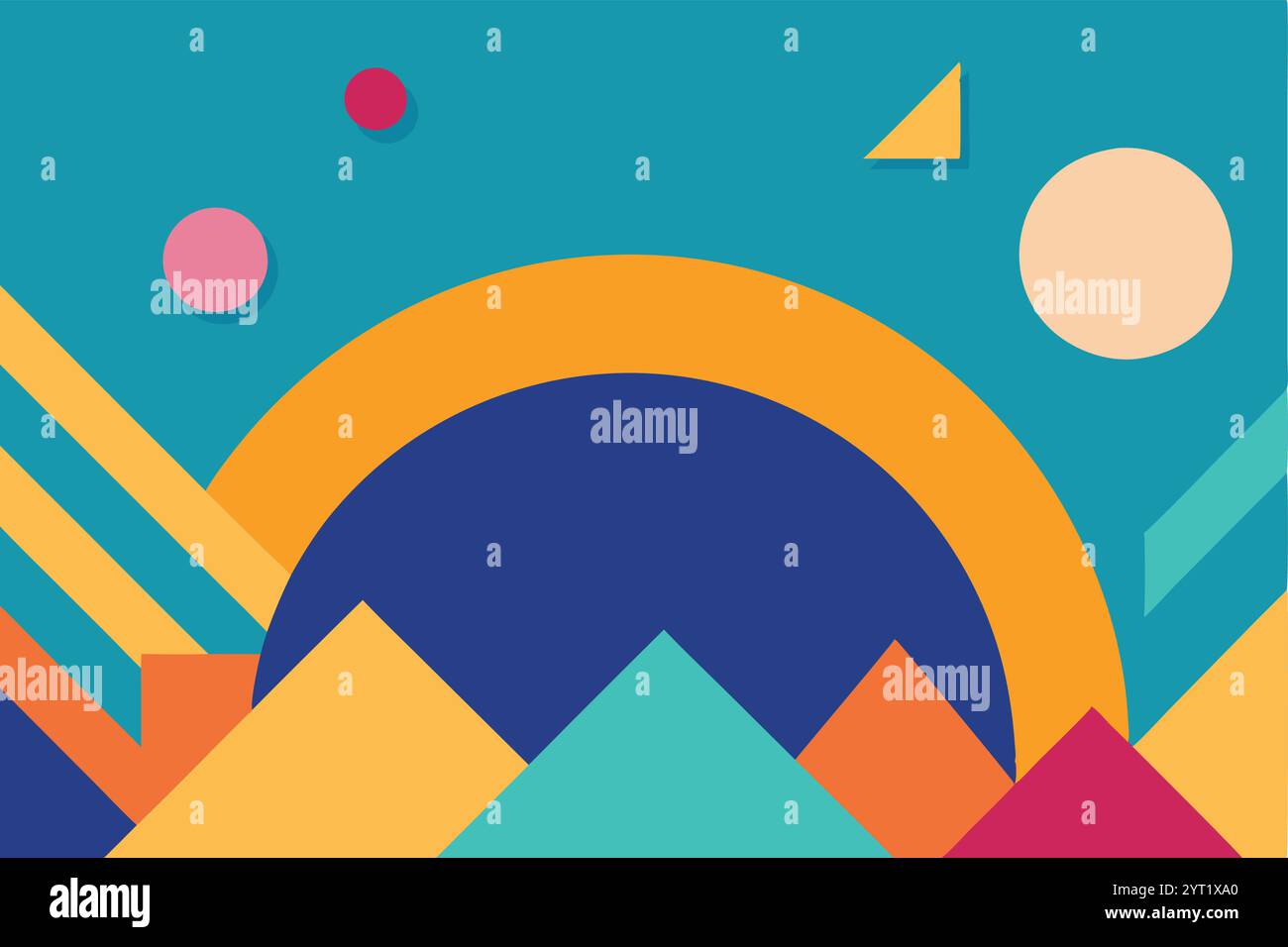 Abstract Background Vector Artwork Design - Modern Printable Graphic Stock Vector