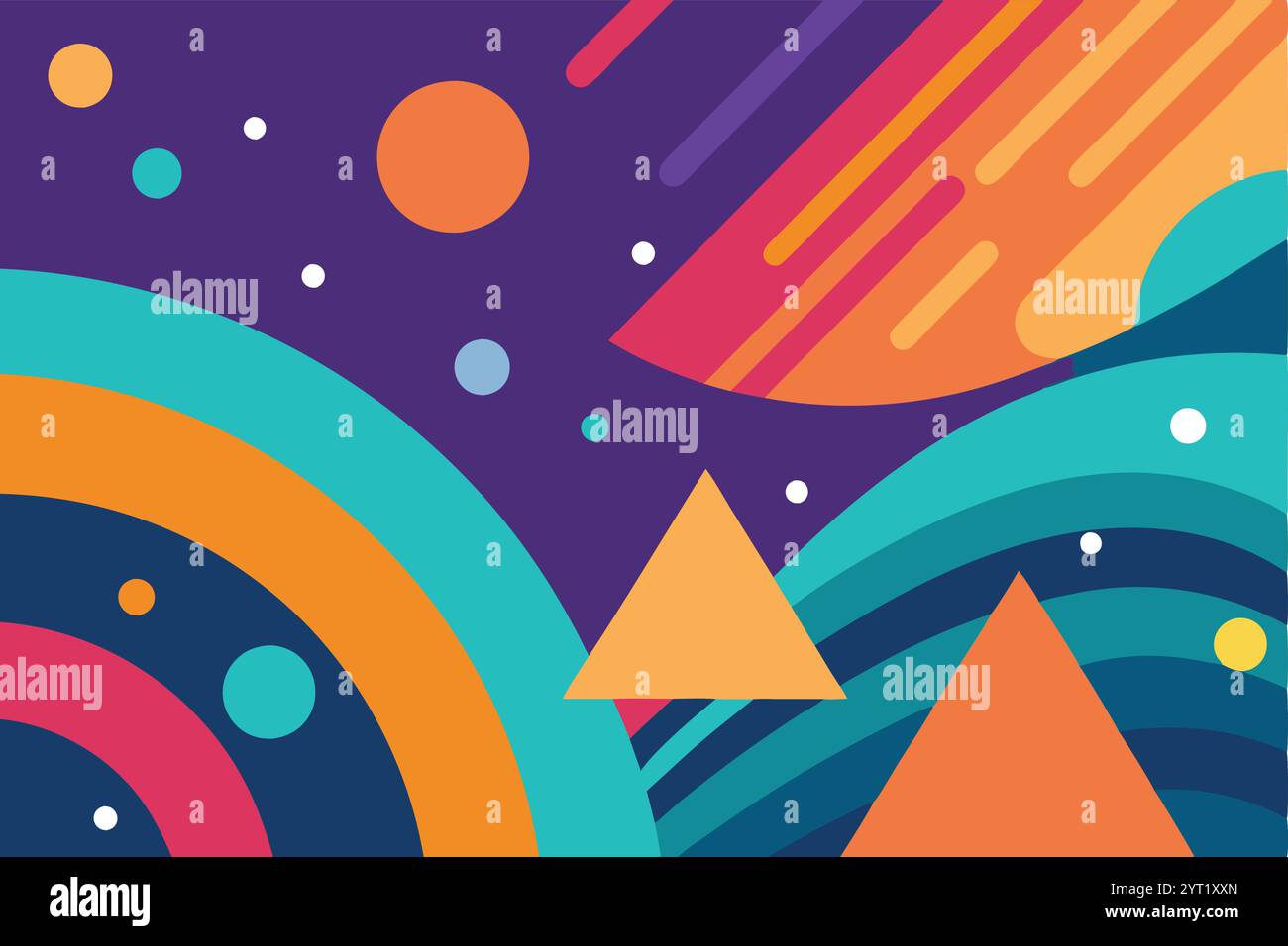 Abstract Background Vector Artwork Design - Modern Printable Graphic Stock Vector