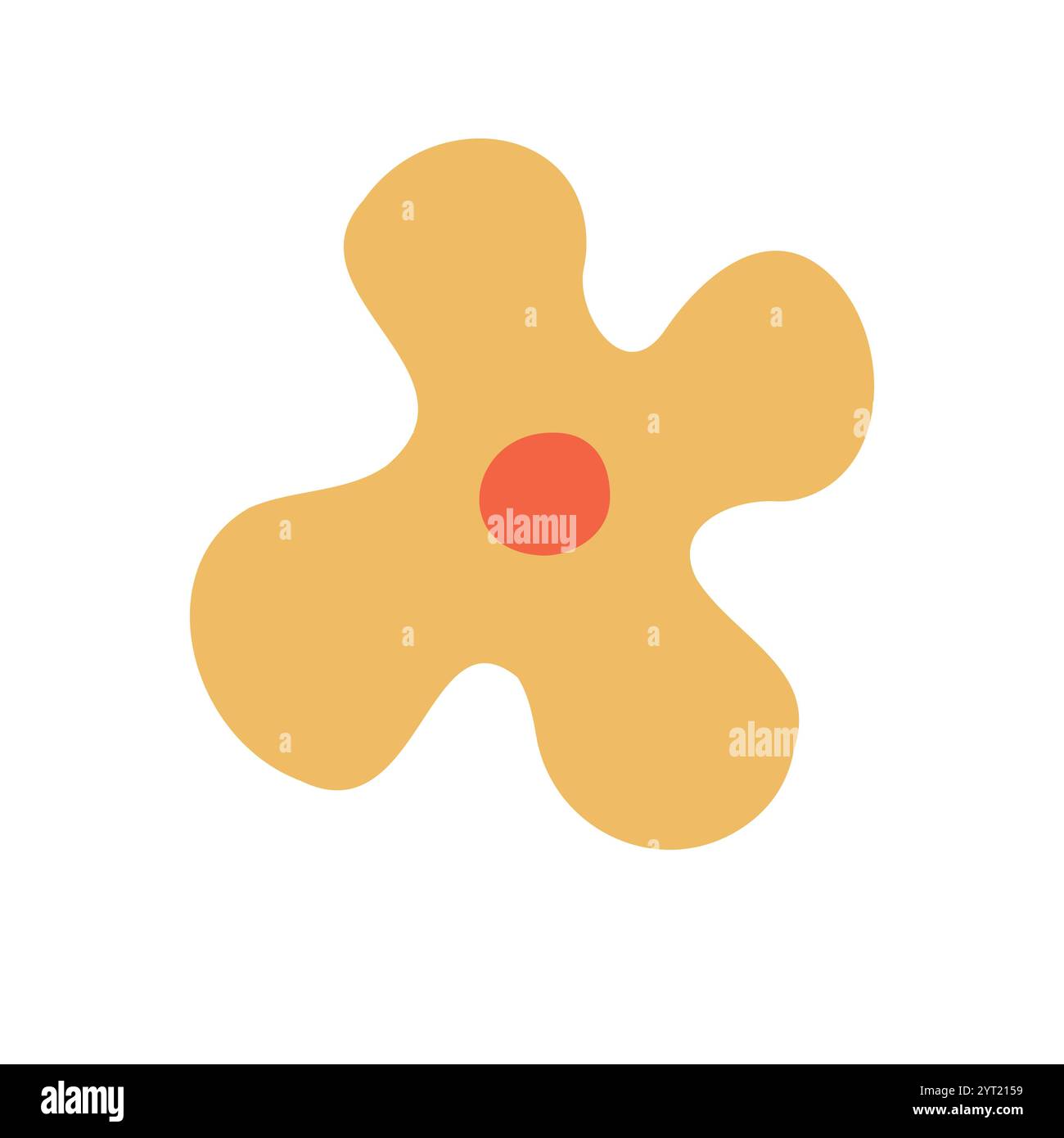 Vector groovy retro cartoon flower Stock Vector Image & Art - Alamy