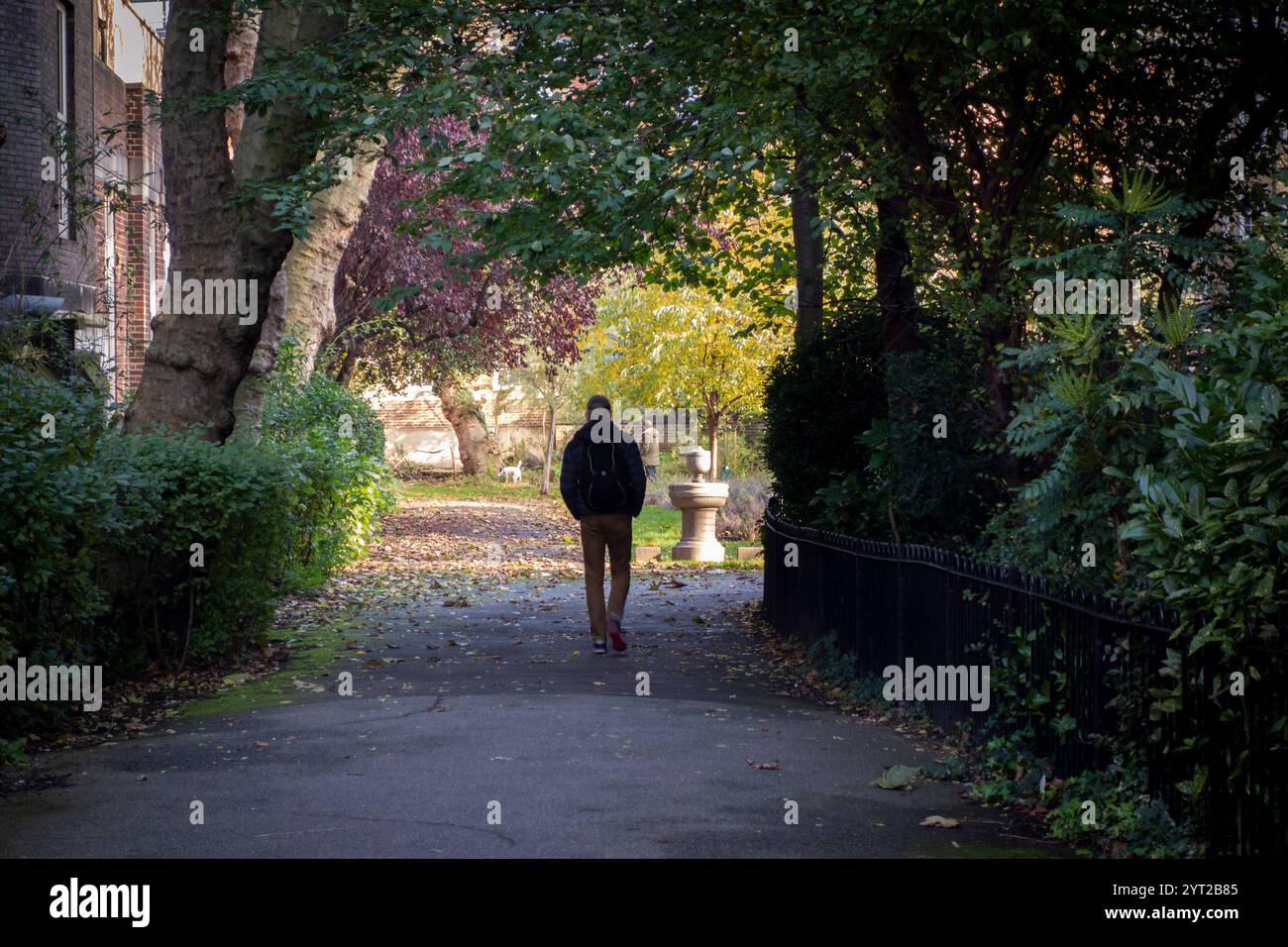 St Andrew's Gardens, former burial grounds, London Borough of Camden, London, UK Stock Photo