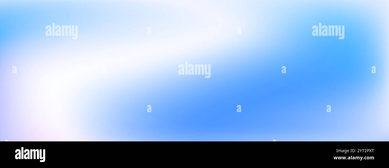 Bright blue gradient background. Soft pastel winter wavy wallpaper ...