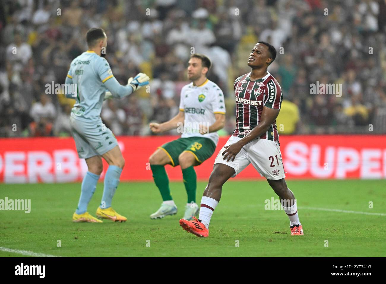 RIO DE JANEIRO, BRAZIL - Fluminense Vs Cuiaba Brazilian Championship ...