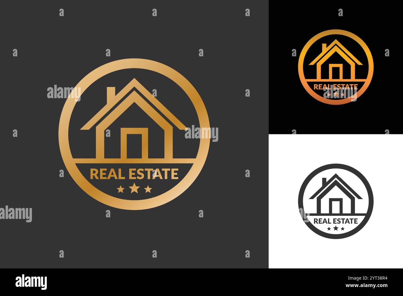 Real estate logo home Stock Vector Images - Alamy