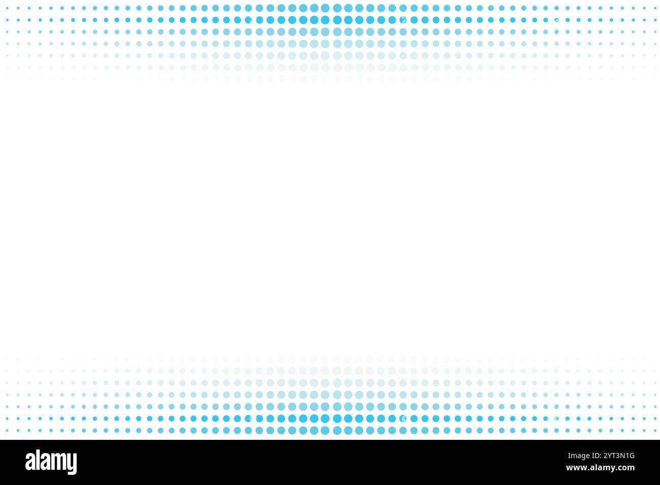 Dotted halftone blue dot texture. Blue pop art banner design background Stock Vector