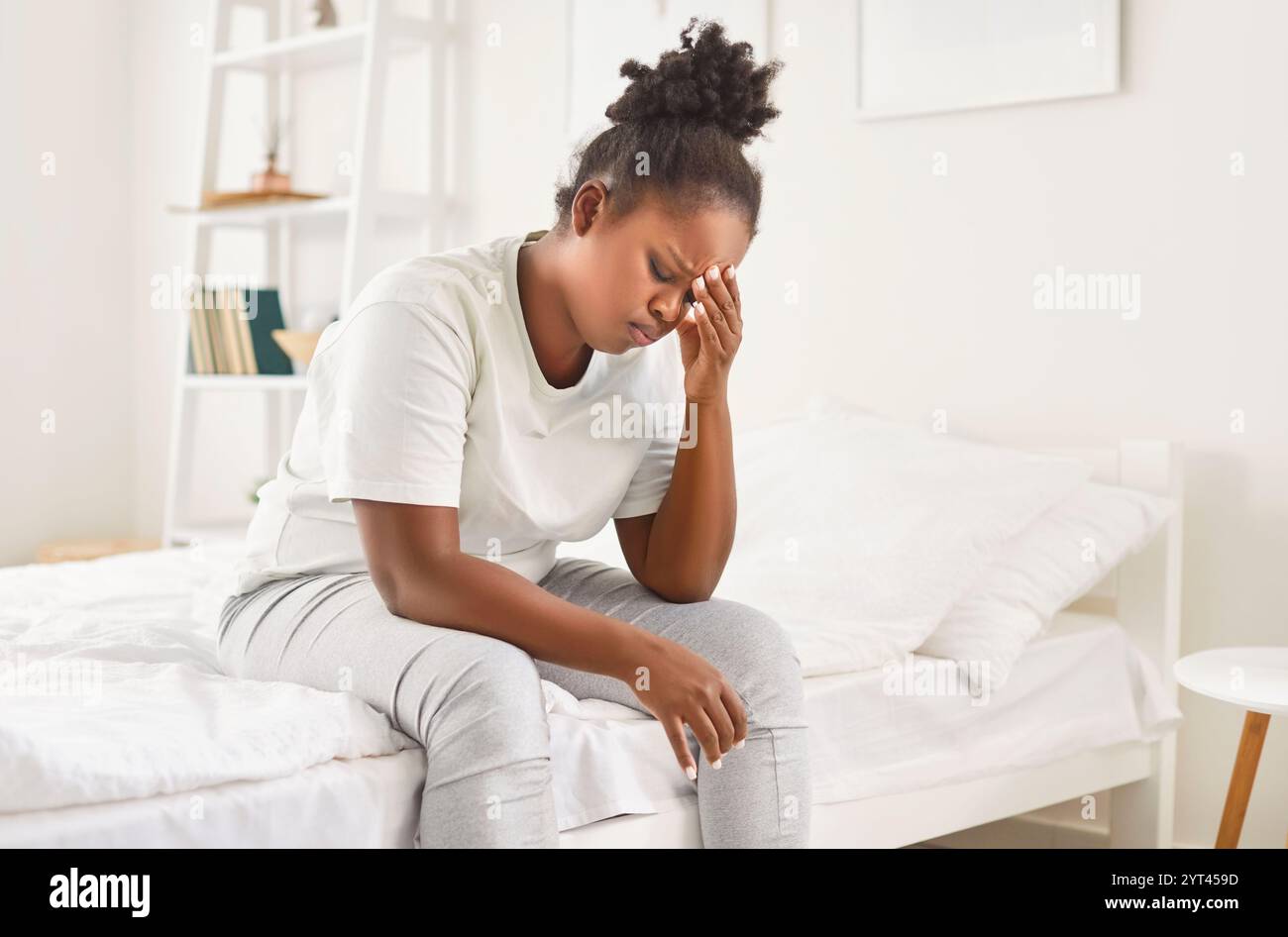 African woman waking up from hi-res stock photography and images - Alamy
