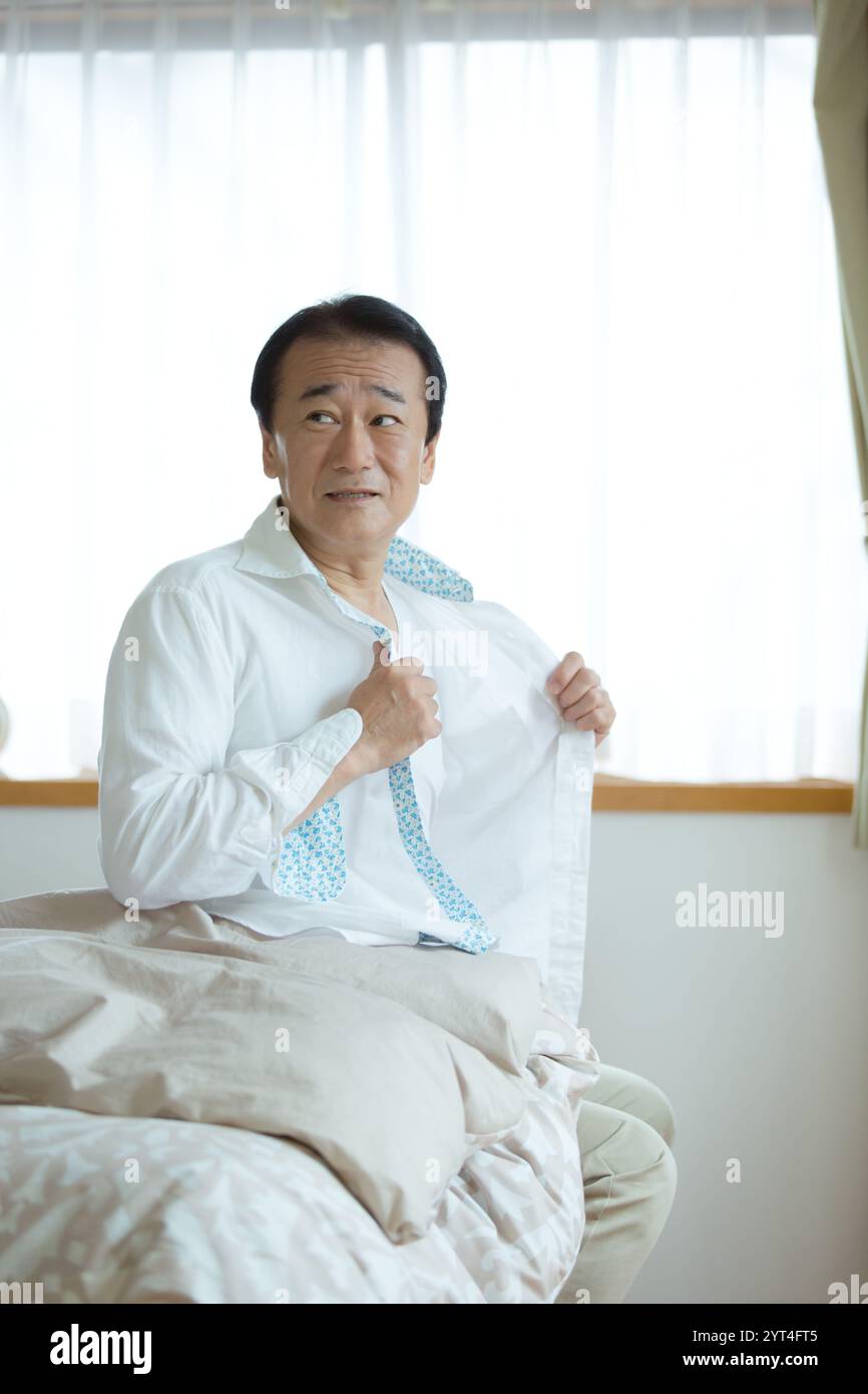 Getting ready in bedroom hi-res stock photography and images - Alamy